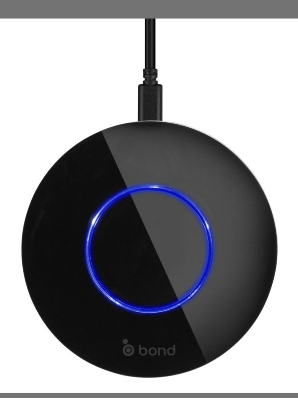 Bond WiFi Smart Home IR Remote Hub - Black with Blue LED